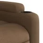 Sillón de masaje eléctrico reclinable elevable tela marrón de , Sillones - Ref: Foro24-3204408, Precio: 341,61 €, Descuento: %
