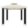 Cenador con doble techo tela crema 3,94x2,96 m de , Carpas y cenadores - Ref: Foro24-368446, Precio: 348,60 €, Descuento: %