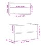 Armario de baño con espejo color roble sonoma 80x38,5x45 cm de , Muebles de baño - Ref: Foro24-849646, Precio: 69,87 €, Descu...