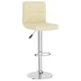 Taburete de cocina de tela color crema de , Taburetes de cocina - Ref: Foro24-334231, Precio: 78,15 €, Descuento: %