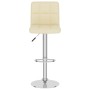 Taburete de cocina de tela color crema de , Taburetes de cocina - Ref: Foro24-334231, Precio: 79,38 €, Descuento: %