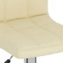 Taburete de cocina de tela color crema de , Taburetes de cocina - Ref: Foro24-334231, Precio: 78,15 €, Descuento: %