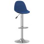 Taburetes de cocina 2 unidades tela azul de , Taburetes de cocina - Ref: Foro24-333385, Precio: 129,03 €, Descuento: %