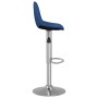Taburetes de cocina 2 unidades tela azul de , Taburetes de cocina - Ref: Foro24-333385, Precio: 129,03 €, Descuento: %