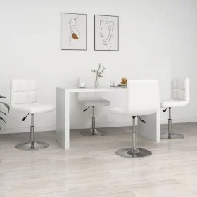Sillas de comedor 4 unidades cuero sintético blanco de , Sillas de comedor - Ref: Foro24-334189, Precio: 213,43 €, Descuento: %