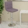 Kitchen stool in gray taupe fabric by , Kitchen stools - Ref: Foro24-334238, Price: 72,93 €, Discount: %