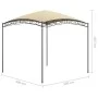 Cenador crema 3x3x2,65 m 180 g/m² de vidaXL, Carpas y cenadores - Ref: Foro24-313906, Precio: 154,05 €, Descuento: %