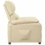 Sillón reclinable de tela crema de , Sillones - Ref: Foro24-344902, Precio: 170,38 €, Descuento: %
