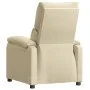 Sillón reclinable de tela crema de , Sillones - Ref: Foro24-344902, Precio: 170,38 €, Descuento: %