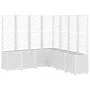 Jardinera con enrejado PP blanco 160x160x140 cm de , Maceteros y jardineras - Ref: Foro24-367884, Precio: 318,93 €, Descuento: %