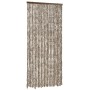 Cortina mosquitera chenilla gris taupe y blanco 100x220 cm de vidaXL, Mosquiteras para ventanas - Ref: Foro24-325462, Precio:...