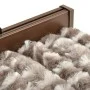 Cortina mosquitera chenilla gris taupe y blanco 100x220 cm de vidaXL, Mosquiteras para ventanas - Ref: Foro24-325462, Precio:...