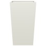 Jardineras 2 uds acero blanca 45x45x75 cm de , Maceteros y jardineras - Ref: Foro24-851097, Precio: 129,01 €, Descuento: %