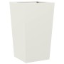 Jardineras 2 uds acero blanca 45x45x75 cm de , Maceteros y jardineras - Ref: Foro24-851097, Precio: 129,01 €, Descuento: %
