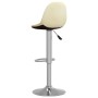 Taburetes de cocina 2 unidades tela crema de , Taburetes de cocina - Ref: Foro24-333383, Precio: 124,97 €, Descuento: %