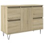 Mueble de baño madera de ingeniería roble Sonoma 80x33x60 cm de , Muebles de baño - Ref: Foro24-849683, Precio: 92,94 €, Desc...