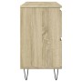 Mueble de baño madera de ingeniería roble Sonoma 80x33x60 cm de , Muebles de baño - Ref: Foro24-849683, Precio: 92,94 €, Desc...