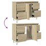 Mueble de baño madera de ingeniería roble Sonoma 80x33x60 cm de , Muebles de baño - Ref: Foro24-849683, Precio: 92,94 €, Desc...