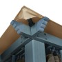 Cenador con cortina gris taupe aluminio 300x300 cm de vidaXL, Carpas y cenadores - Ref: Foro24-313893, Precio: 470,56 €, Desc...