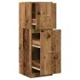 Armario botiquín madera de ingeniería envejecido 40x41x118 cm de , Taquillas y armarios de almacenamiento - Ref: Foro24-85520...