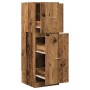 Armario botiquín madera de ingeniería envejecido 40x41x118 cm de , Taquillas y armarios de almacenamiento - Ref: Foro24-85520...