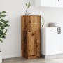 Armario botiquín madera de ingeniería envejecido 40x41x118 cm de , Taquillas y armarios de almacenamiento - Ref: Foro24-85520...