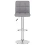 Taburete de cocina de tela gris claro de , Taburetes de cocina - Ref: Foro24-334229, Precio: 72,93 €, Descuento: %