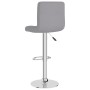 Taburete de cocina de tela gris claro de , Taburetes de cocina - Ref: Foro24-334229, Precio: 74,14 €, Descuento: %