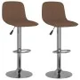 Küchenhocker 2 Stück brauner Stoff von , Küchenhocker - Ref: Foro24-333948, Preis: 122,42 €, Rabatt: %