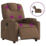 Sillón reclinable de masaje eléctrico tela marrón de , Sillones - Ref: Foro24-3204360, Precio: 255,83 €, Descuento: %