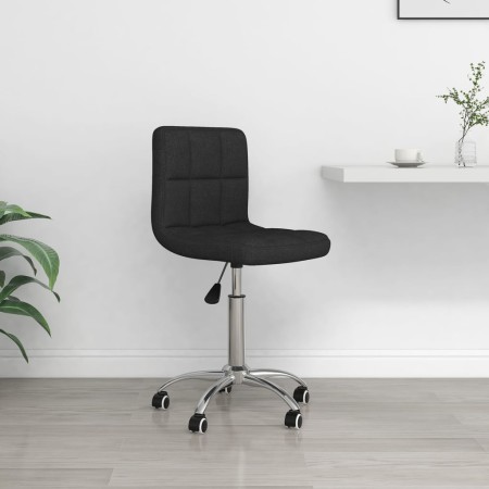 Silla de oficina giratoria de tela negra de , Sillas de oficina - Ref: Foro24-334319, Precio: 82,66 €, Descuento: %