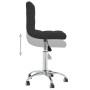 Silla de oficina giratoria de tela negra de , Sillas de oficina - Ref: Foro24-334319, Precio: 82,66 €, Descuento: %