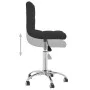 Silla de oficina giratoria de tela negra de , Sillas de oficina - Ref: Foro24-334319, Precio: 87,92 €, Descuento: %