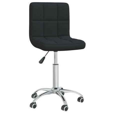 Silla de comedor giratoria tela negro de , Sillas de comedor - Ref: Foro24-3087537, Precio: 82,66 €, Descuento: %