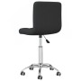 Silla de comedor giratoria tela negro de , Sillas de comedor - Ref: Foro24-3087537, Precio: 82,66 €, Descuento: %