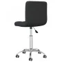 Silla de comedor giratoria tela negro de , Sillas de comedor - Ref: Foro24-3087537, Precio: 87,92 €, Descuento: %
