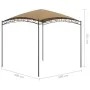 Cenador gris taupé 3x3x2,65 m 180 g/m² de vidaXL, Carpas y cenadores - Ref: Foro24-313907, Precio: 153,94 €, Descuento: %