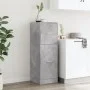 Armario botiquín madera ingeniería gris hormigón 40x41x118 cm de , Taquillas y armarios de almacenamiento - Ref: Foro24-85519...