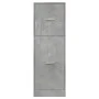 Armario botiquín madera ingeniería gris hormigón 40x41x118 cm de , Taquillas y armarios de almacenamiento - Ref: Foro24-85519...