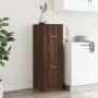 Armario botiquín madera ingeniería marrón roble 40x41x118 cm de , Taquillas y armarios de almacenamiento - Ref: Foro24-855202...