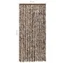 Cortina mosquitera chenilla marrón y blanco 90x220 cm de vidaXL, Mosquiteras para ventanas - Ref: Foro24-325452, Precio: 60,7...