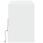 Mueble de TV de pared con luces LED blanco 130x31x45 cm de , Muebles TV - Ref: Foro24-852341, Precio: 92,69 €, Descuento: %