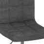 Sillas de comedor giratorias 4 unidades tela gris oscuro de , Sillas de comedor - Ref: Foro24-3087449, Precio: 242,35 €, Desc...