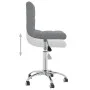 Silla de oficina giratoria de tela gris claro de , Sillas de oficina - Ref: Foro24-334313, Precio: 100,51 €, Descuento: %