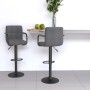 Taburetes de cocina 2 unidades tela gris claro de , Taburetes de cocina - Ref: Foro24-334635, Precio: 135,16 €, Descuento: %