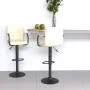 Taburetes de cocina 2 unidades tela crema by , Kitchen stools - Ref: Foro24-334637, Price: 132,52 €, Discount: %