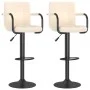 Taburetes de cocina 2 unidades tela crema by , Kitchen stools - Ref: Foro24-334637, Price: 132,52 €, Discount: %