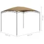Cenador gris taupé 3x4x2,65 m 180 g/m² de vidaXL, Carpas y cenadores - Ref: Foro24-313910, Precio: 170,63 €, Descuento: %