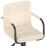 Taburetes de cocina 2 unidades tela crema by , Kitchen stools - Ref: Foro24-334637, Price: 132,52 €, Discount: %
