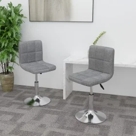 Drehstühle für Esszimmer, 2 Stück, hellgraues Stoff von , Essstühle - Ref: Foro24-334209, Preis: 107,31 €, Rabatt: %